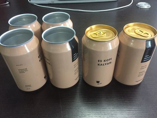 Kundenspezifische schrumpfend Ärmel-Aluminiumdosen mit Deckeln 12oz 16oz für kleine Menge